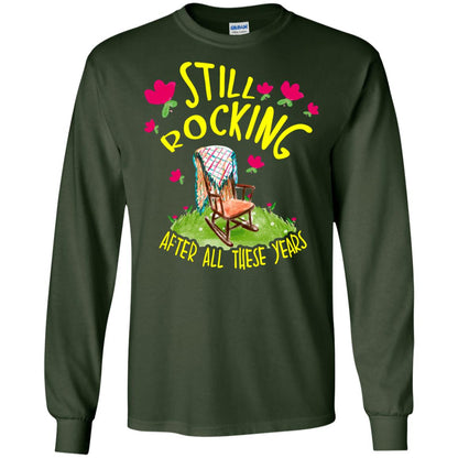 Still Rocking After All These Years T-shirt Forest Green