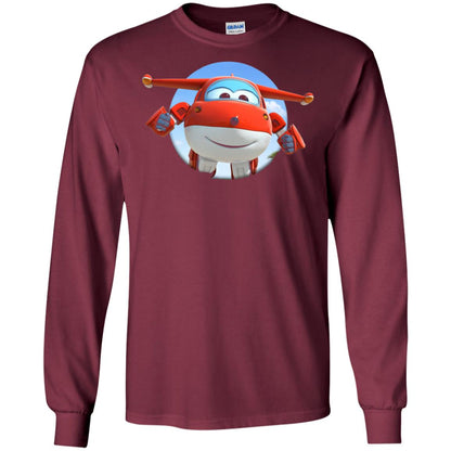 Super Wings Jett Movie Lover T-shirt Maroon