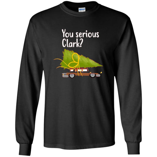 Christmas T-shirt You Serious Clark Black