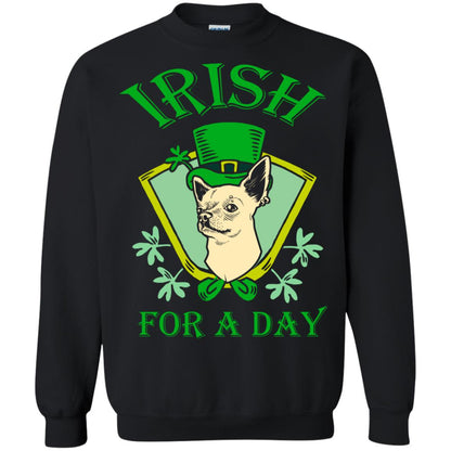 Saint Patrick's Day T-shirt Irish For A Day Black