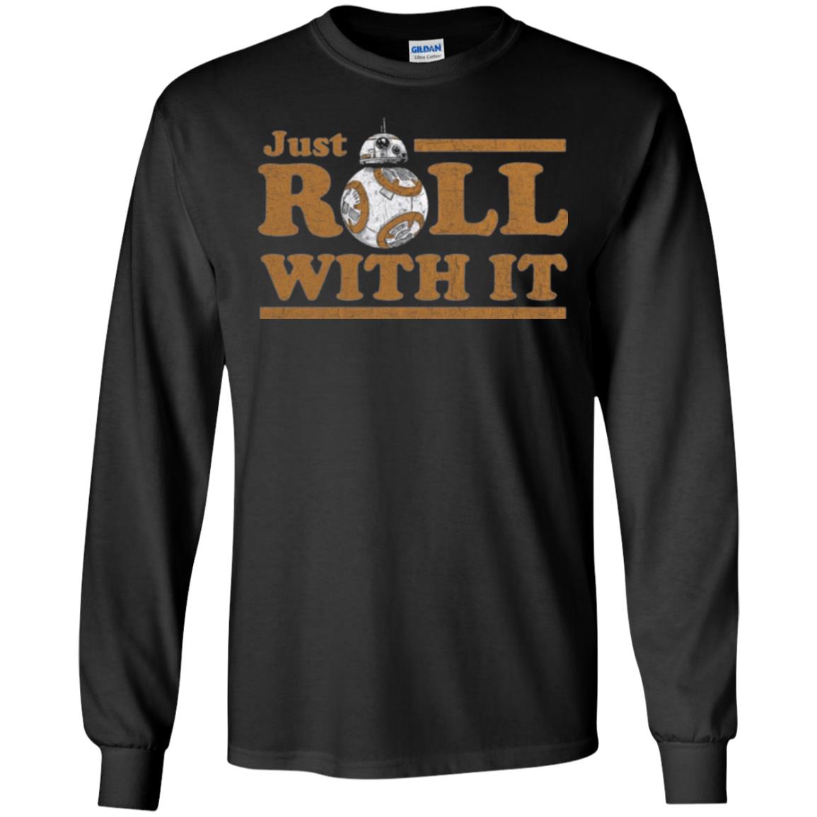Movie T-shirt Just Roll With You Black
