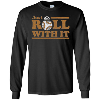 Movie T-shirt Just Roll With You Black