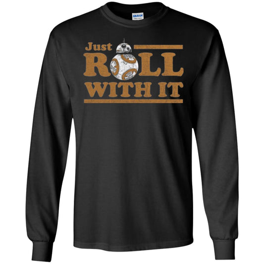 Movie T-shirt Just Roll With You Black