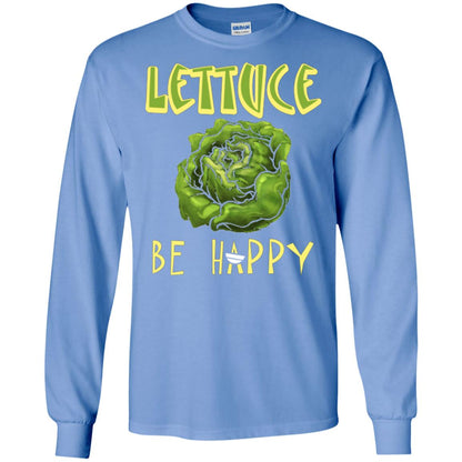 Lettuce Be Happy Lettuce Lover T-shirt Carolina Blue