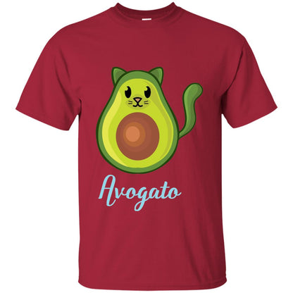 Avogato Avocado Cat Funny Avocato T-shirt Cardinal