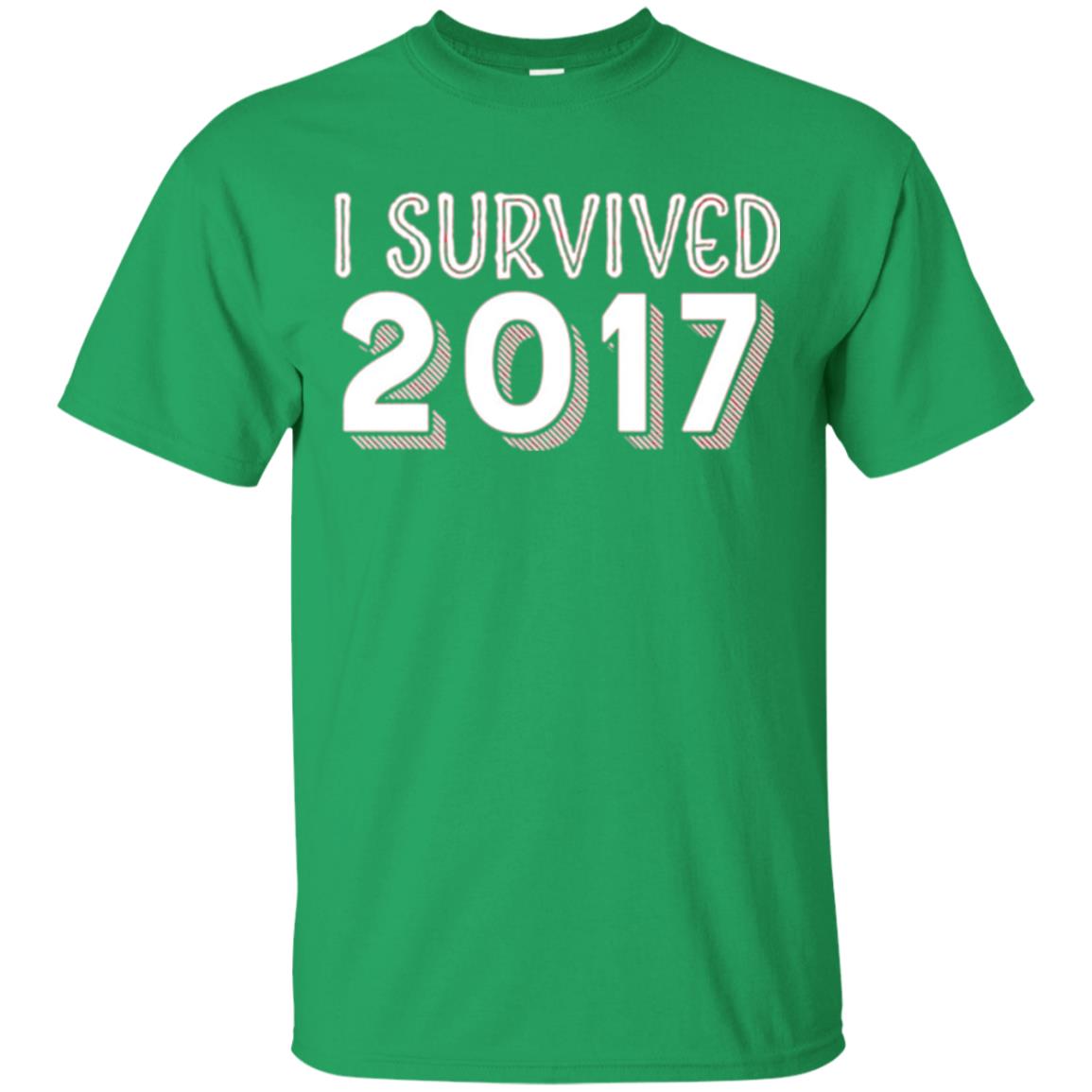New Year_s T-shirt I Survived 2017 Irish Green