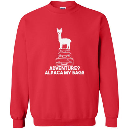 Alpaca Lover T-shirt Adventure Alpacamy My Bags Red