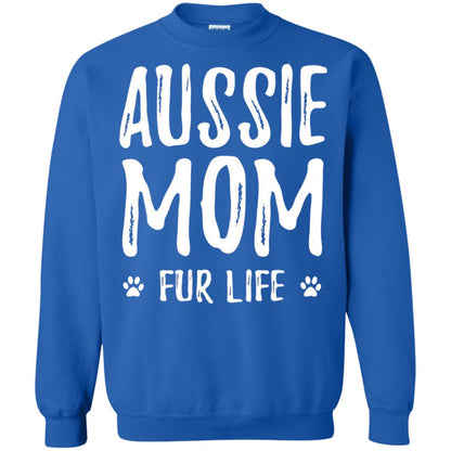 Aussie Mom Fur Life T-shirt Royal