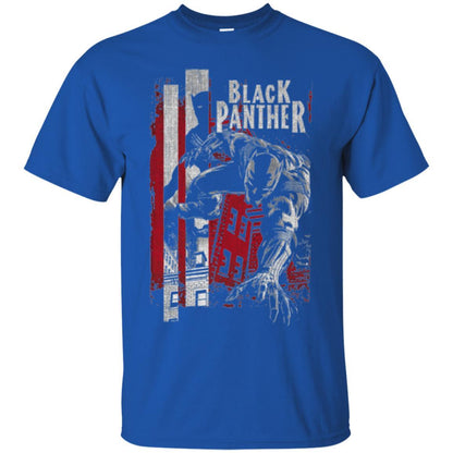 Film T-shirt Panther Lurk Graphic T-shirt Royal
