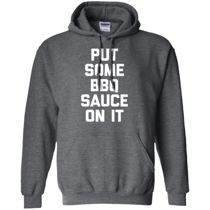 Barbecue Lovers T-shirt Put Some Bbq Sauce On It Dark Heather
