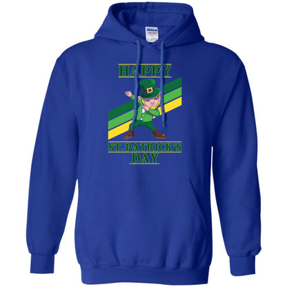 Dabbing Leprechaun Saint Patrick_s Day T-shirt Royal