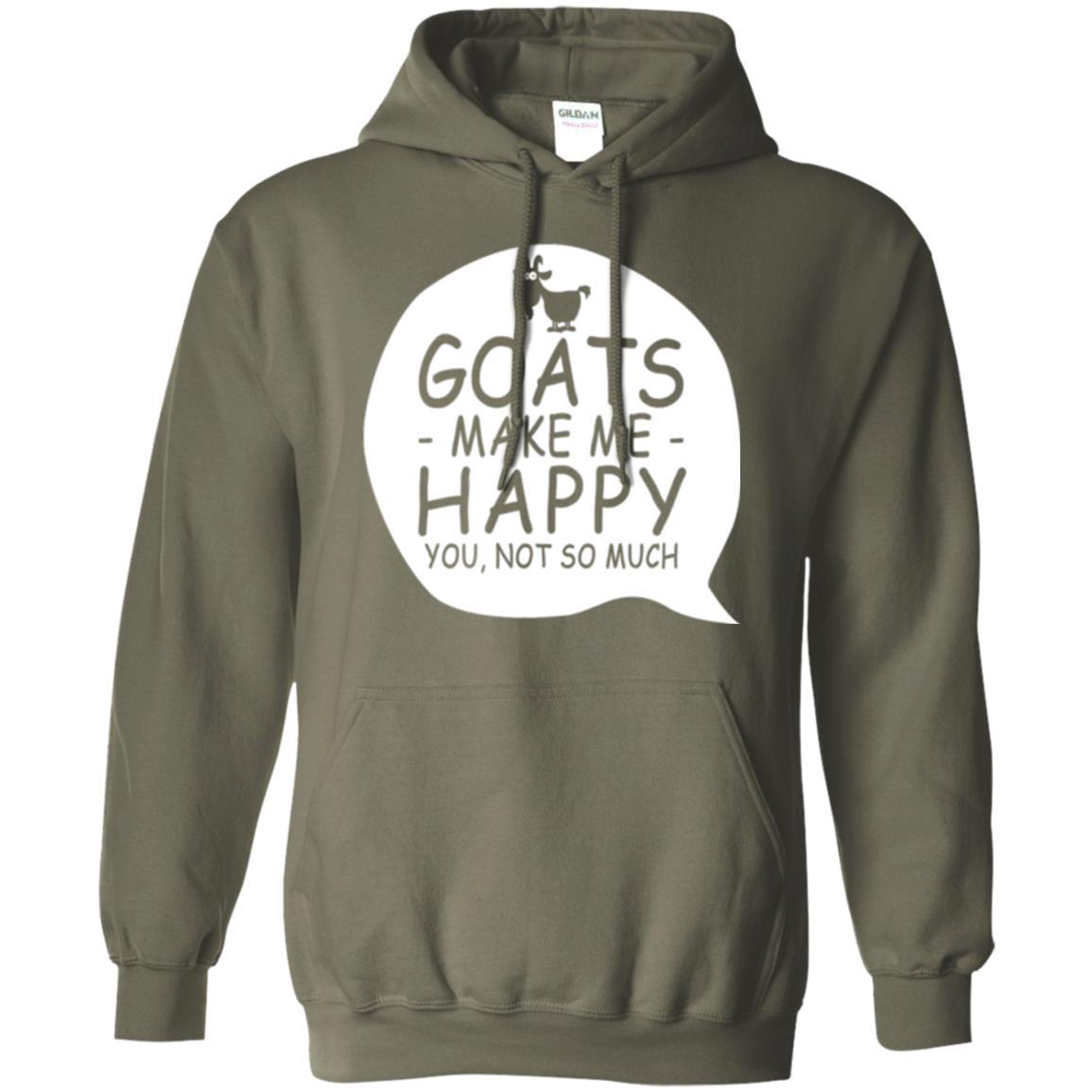 Goat Lover T-shirt Goat Make Me Happy You Not So Much