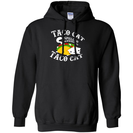 Taco Cat Spelled Backwards Is Taco Cat T-shirt Black