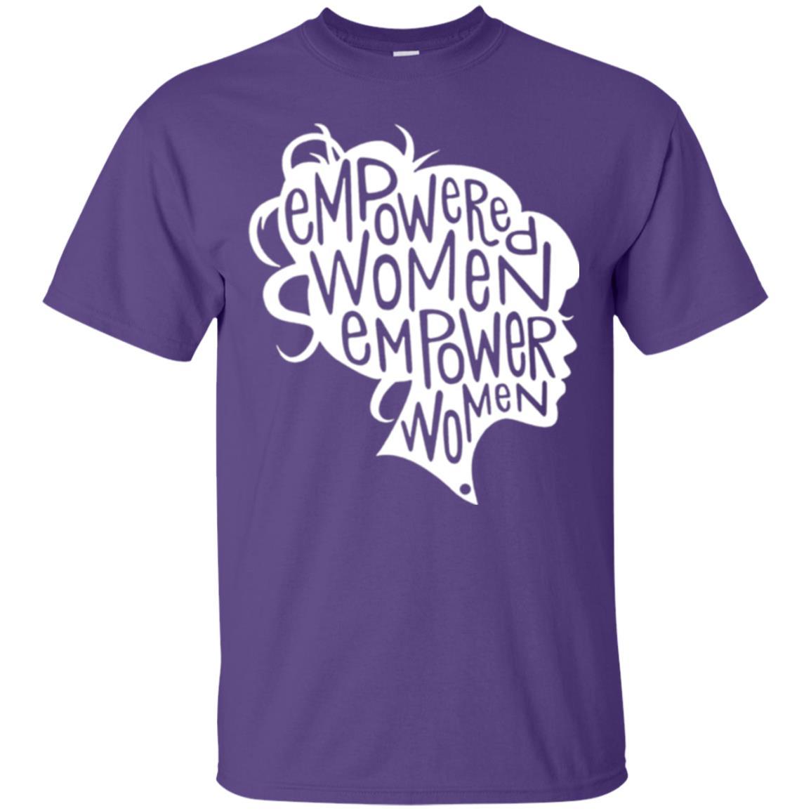 Feminist T-shirt Empowered Women Empower Woman Purple