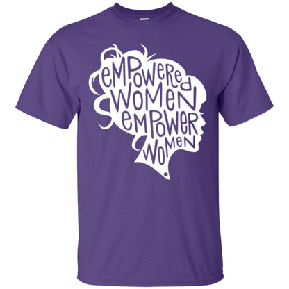 Feminist T-shirt Empowered Women Empower Woman Purple