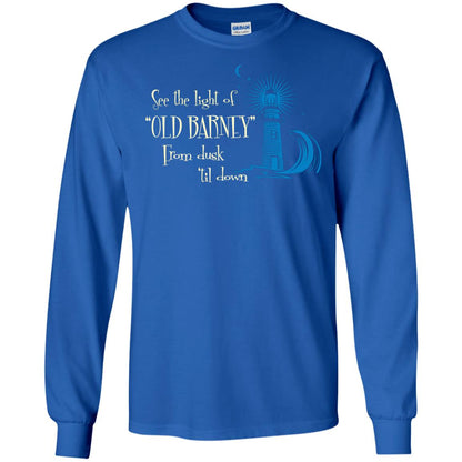 Lighthouse T-shirt See The Light Of Old Barney From Dusk Til Down Royal