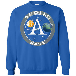 Apollo Program Moon Landing Patch Print Nasa Astronomy T-shirt