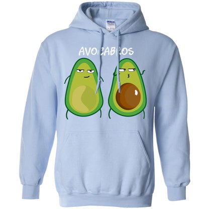 Funny Avocado T-shirt For Bros And Vegans Light Blue