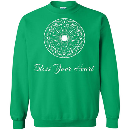 Bless Your Heart Mandala T-shirt Irish Green