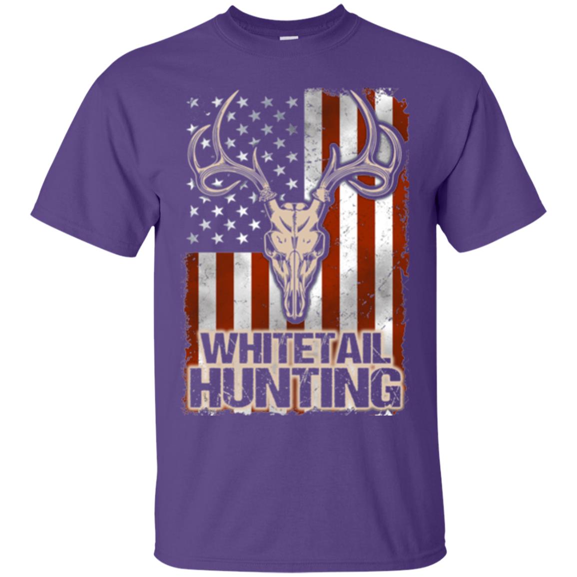 Whitetail Hunting T-shirt Purple
