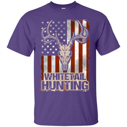 Whitetail Hunting T-shirt Purple