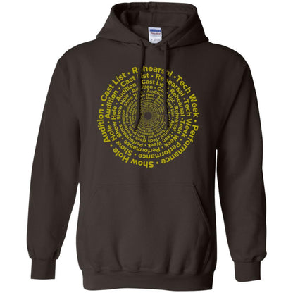 Actor T-shirt Circle Of Life Stages Dark Chocolate
