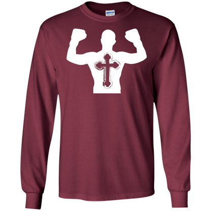 Christian Gym Exercise Workout T-shirt Maroon