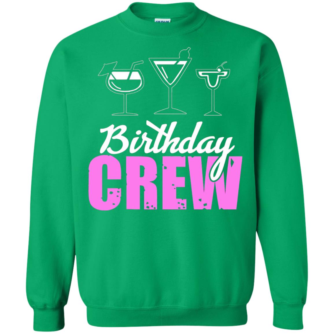 Birthday Crew Funny Girls Birthday Squad T-shirt Irish Green