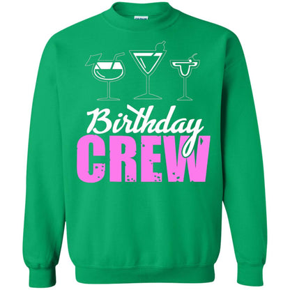 Birthday Crew Funny Girls Birthday Squad T-shirt Irish Green