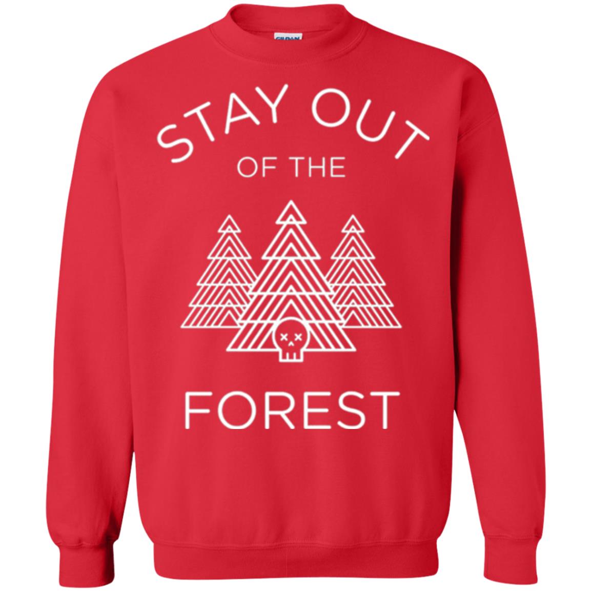 Murderino T-shirt -stay Out Of The Forest Red