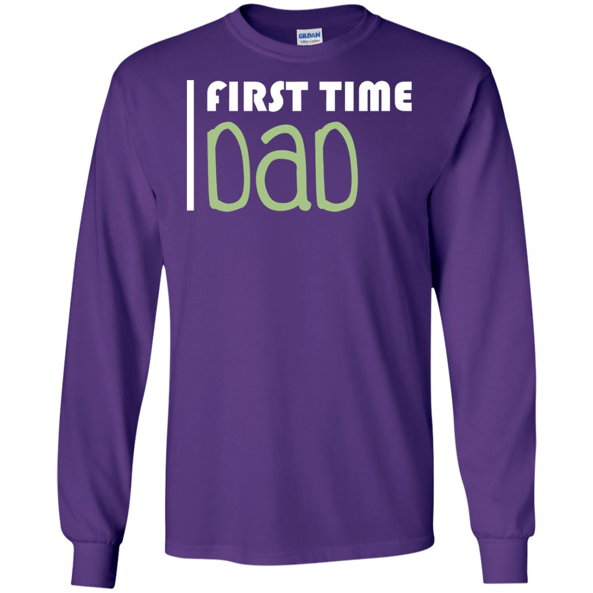 First Time Dad New Dad Shirt Purple