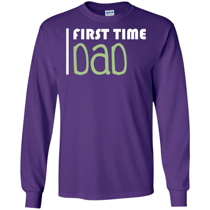 First Time Dad New Dad Shirt Purple