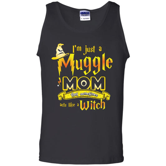 I_m Just A Muggle Mom That Sometimes Acts Like A Witch Fan Harry Potter Shirt For Mom Black