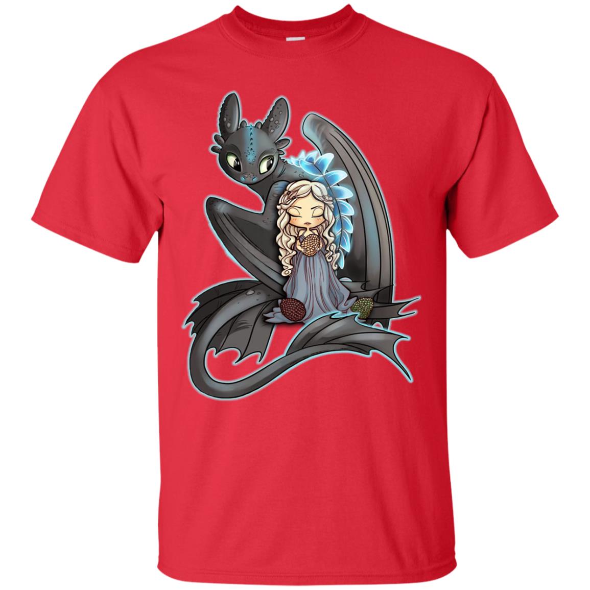 Dragon Night Fury Cartoon Shirt Red
