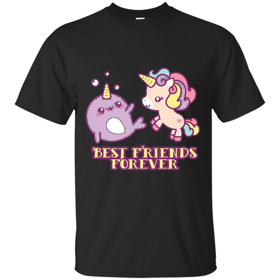 Cute Kawaii T-shirt Bff Best Friends Forever Black