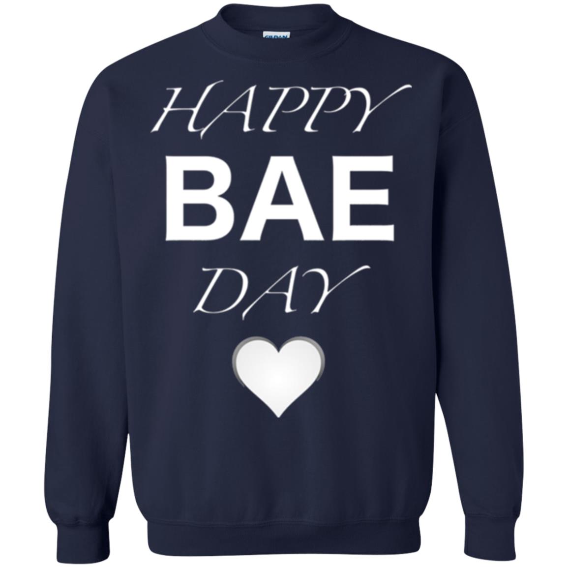 Valentine_s Day T-shirt Happy Bae Day Navy