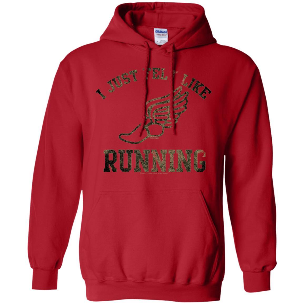 Movie T-Shirt I Just Felt Like Running Red