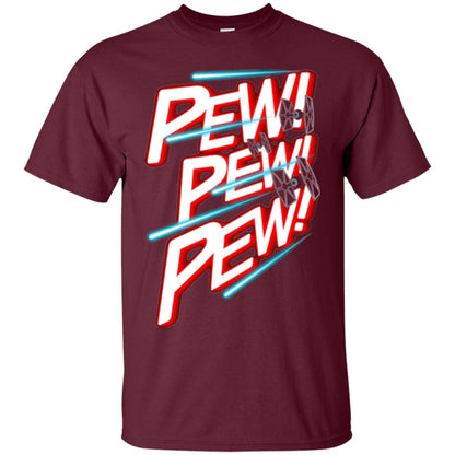 Star Wars T-shirt Pew Pew Pew Maroon