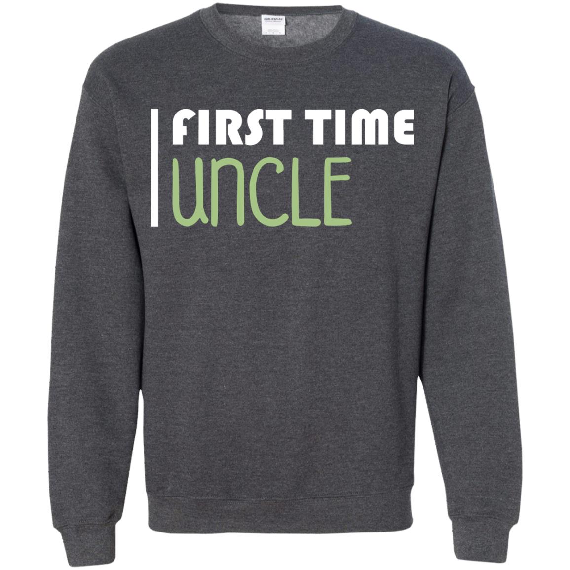 First Time Uncle New Uncle Shirt Dark Heather