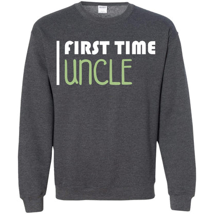 First Time Uncle New Uncle Shirt Dark Heather