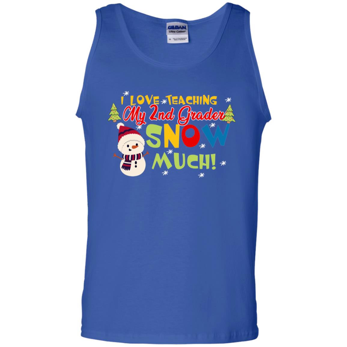 I Love Teaching My 2nd Graders Snow Much X-mas Gift Shirt For Teachers Royal