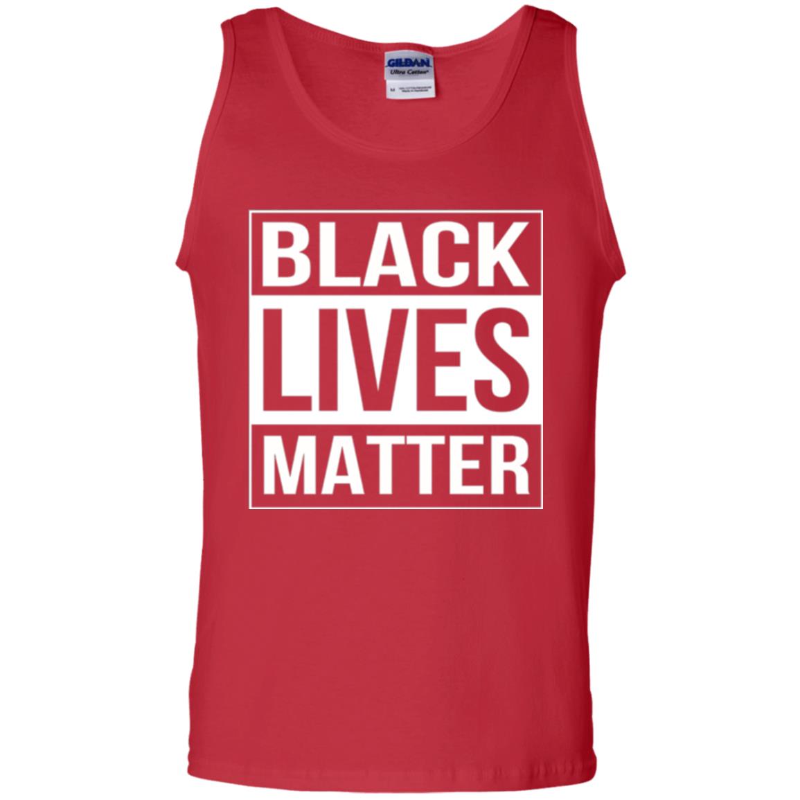 Political Protest T-shirt Black Lives Matter Red