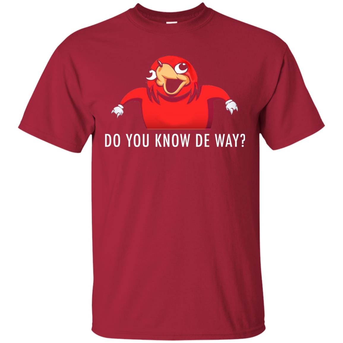 Do You Know De Way T-shirt Cardinal