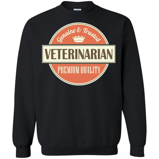 Veterinarian T-shirt Genuine And Trusted Permium Quality Black