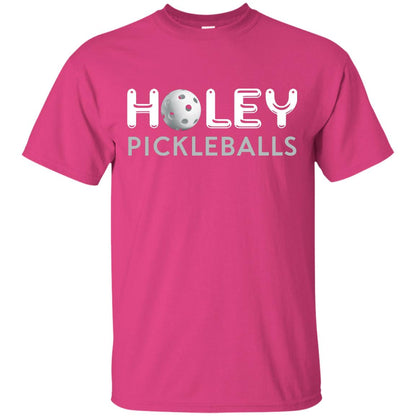 Pickleball Lover T-shirt Holey Pickleballs Heliconia