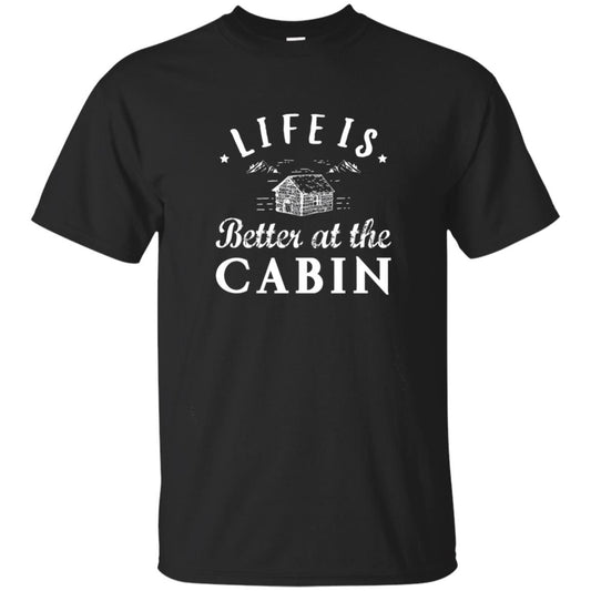 Life Is Better At The Cabin T-shirt Black