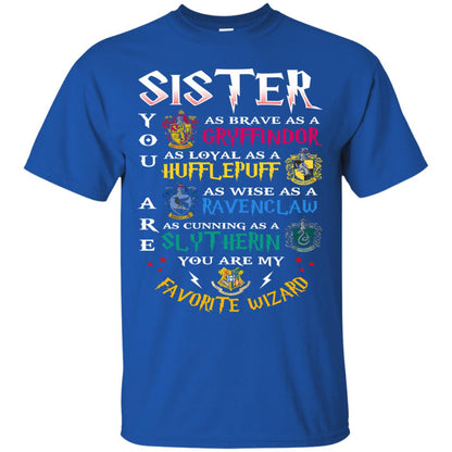 Sister My Favorite Wizard Harry Potter Fan T-shirtG200 Gildan Ultra Cotton T-Shirt