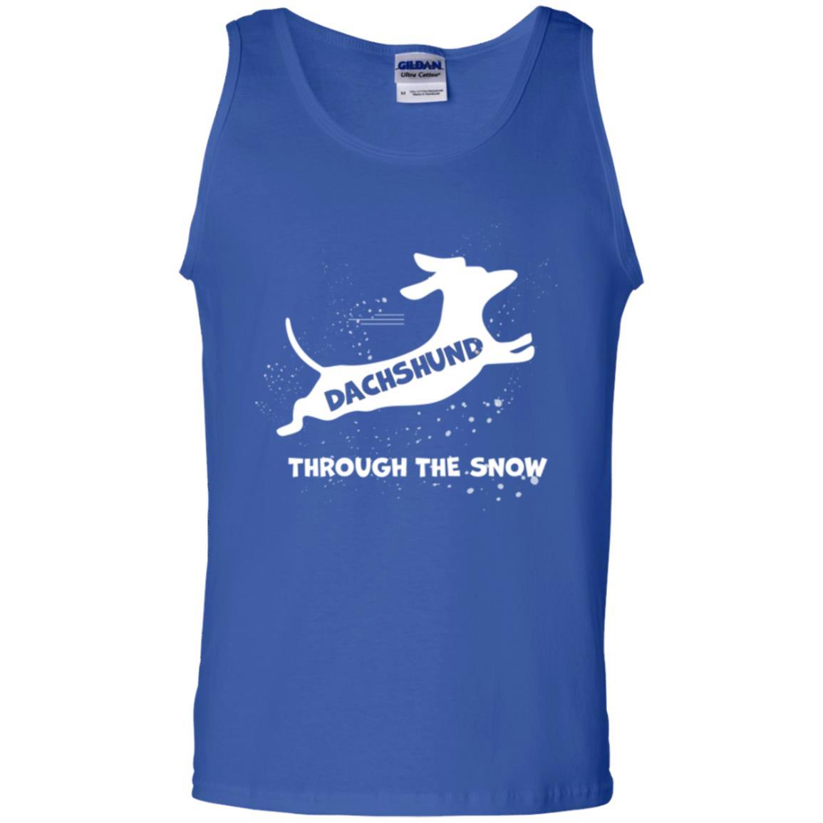 Dachshund Through The Snow T-shirt Royal