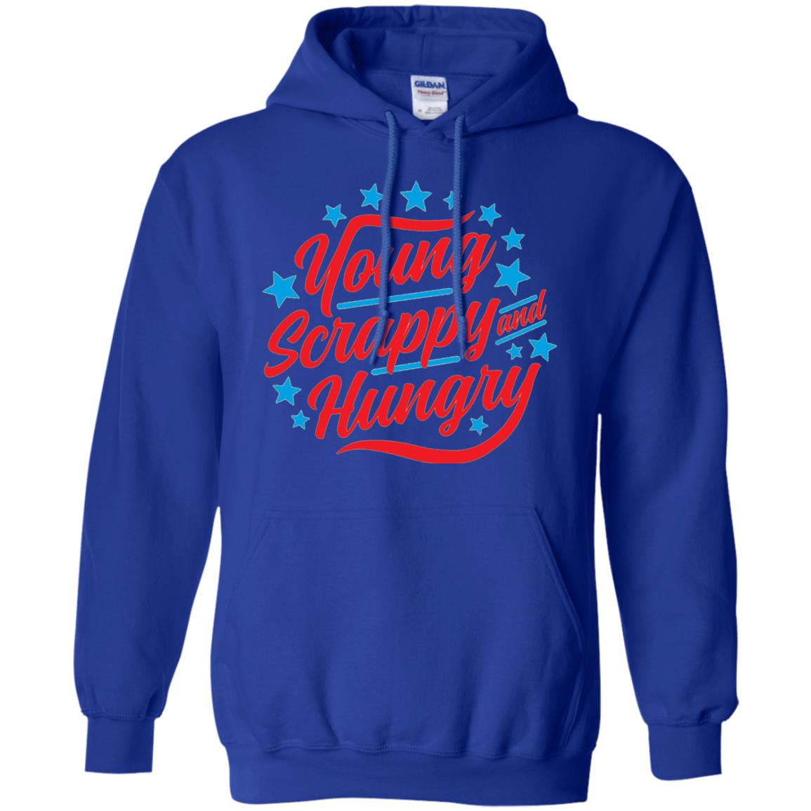 Hamilton T-shirt Young Scrappy And Hungry Royal