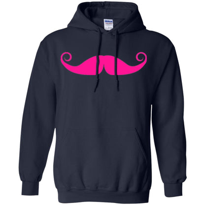 Pink Mustache T-shirt Funny Gift For Men Navy